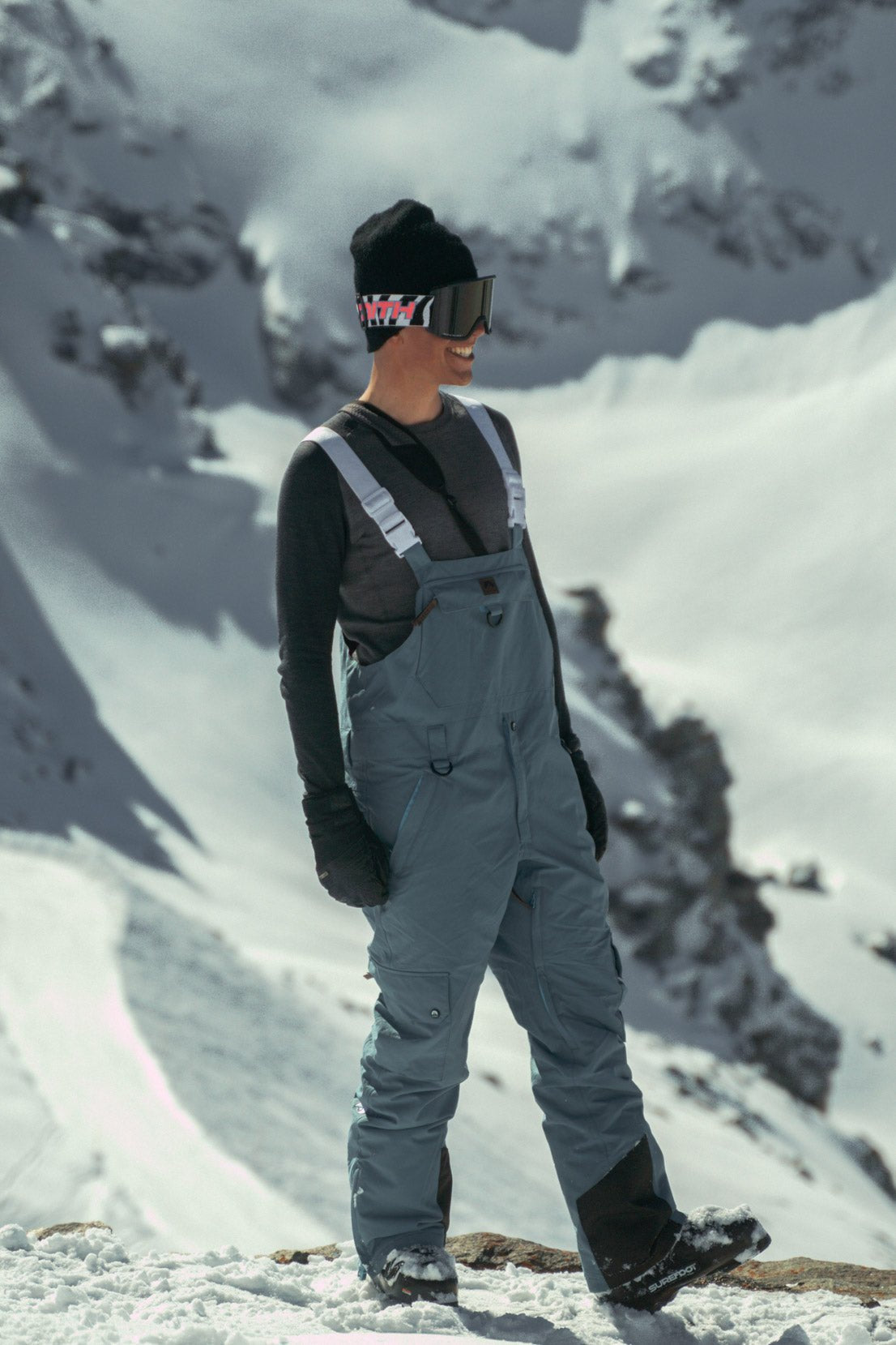 Yeah Man Bib Pant - Grey