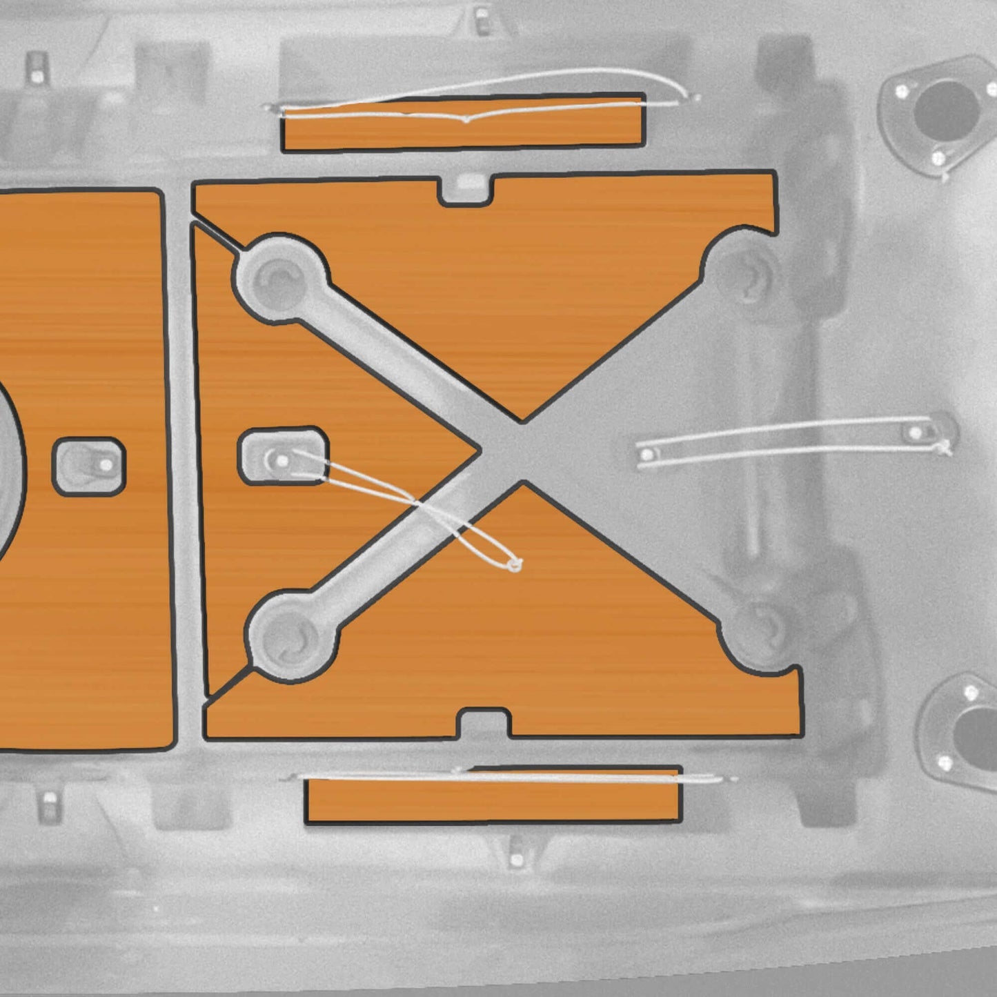 Yellowfin 120 Premium Deck Padding