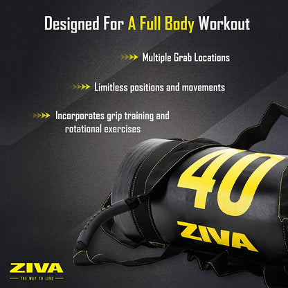 ZIVA 25 Pounds Commercial Grade High Performance Training Power Core Sandbag
